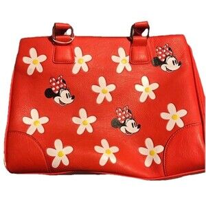 Loungefly Disney Minnie Mouse Red Daisy Flower Bag Collectible Used